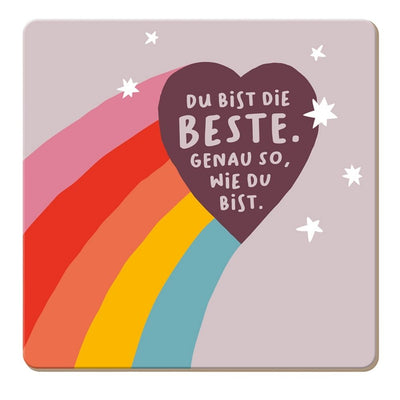 Korkuntersetzer Du bist die Beste