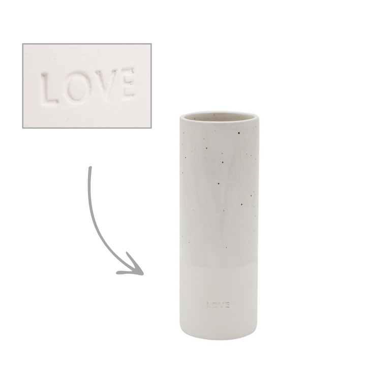 Eulenschnitt Vase Love Klein