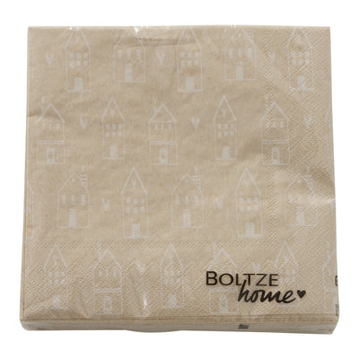 Papierservietten Lovely Home beige
