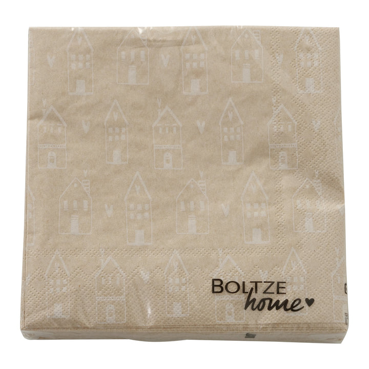 Papierservietten Lovely Home beige