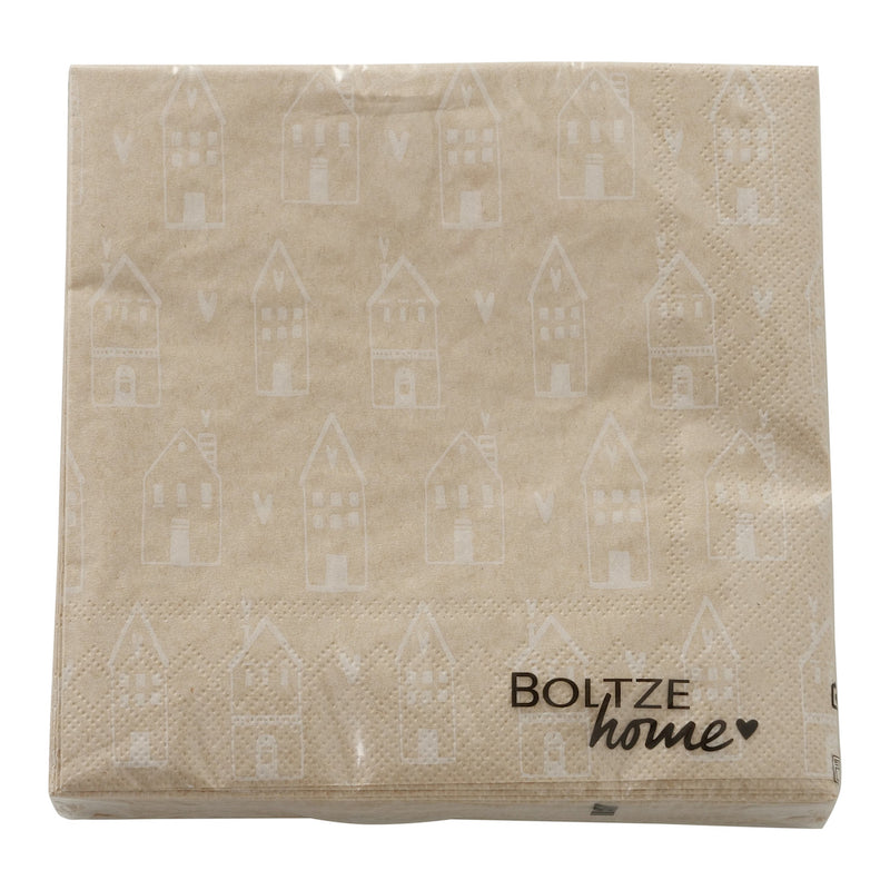 Papierservietten Lovely Home beige