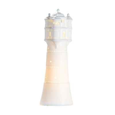 Porzellan Lampe Leuchtturm