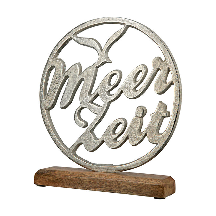 Deko-Kreis Meerzeit Aluminium