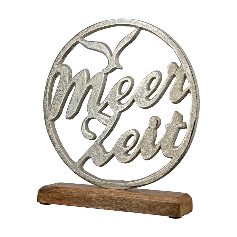 Deko-Kreis Meerzeit Aluminium