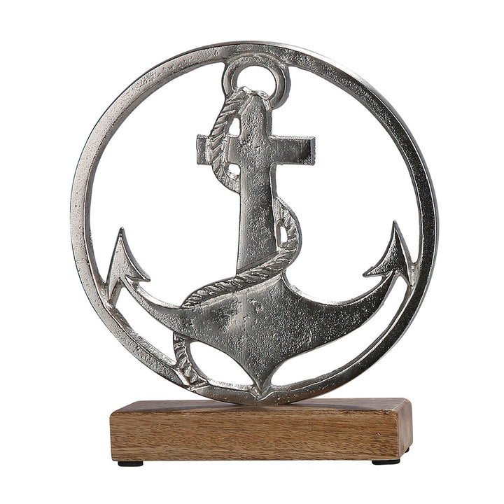 Deko-Aufsteller Anker Aluminium