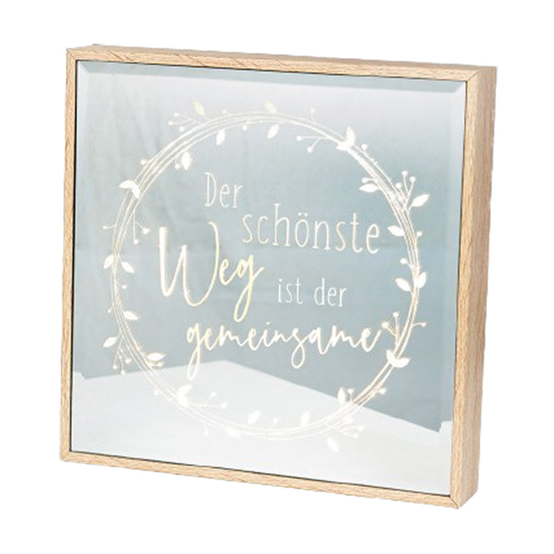 LED Leucht-Spiegelbox Der schönste Weg
