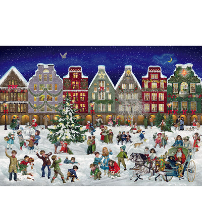 Coppenrath Puzzle Adventskalender Winterabend in der Stadt