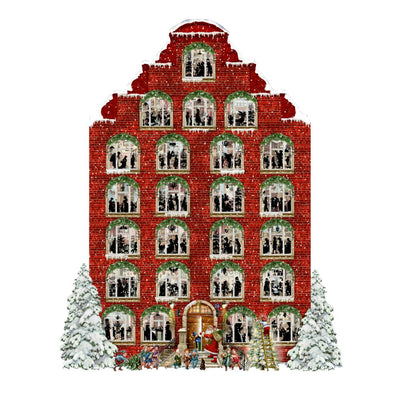 Wandadventskalender Weihnachtshaus