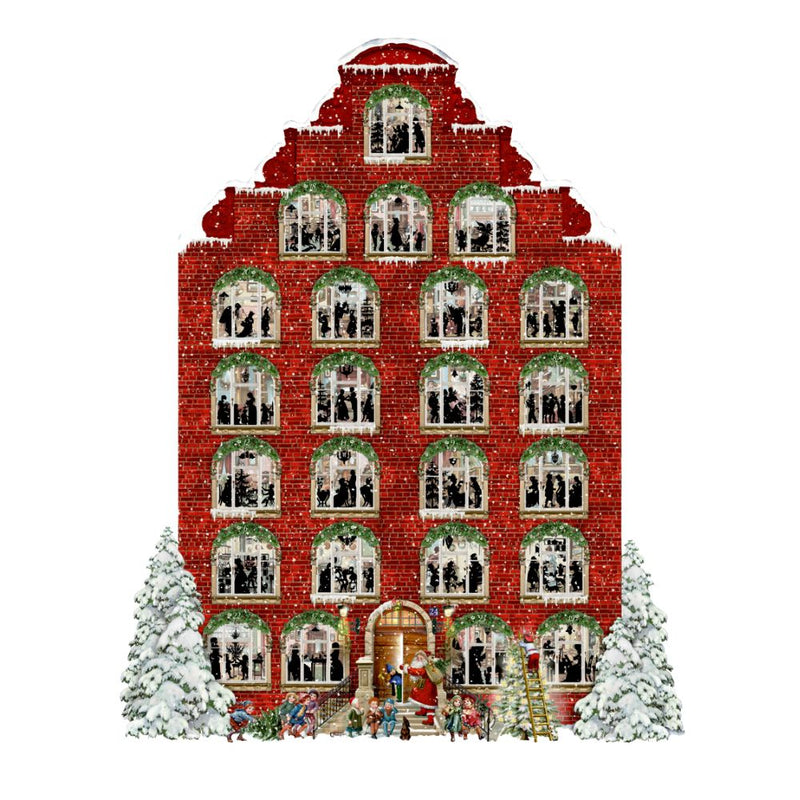 Wandadventskalender Weihnachtshaus