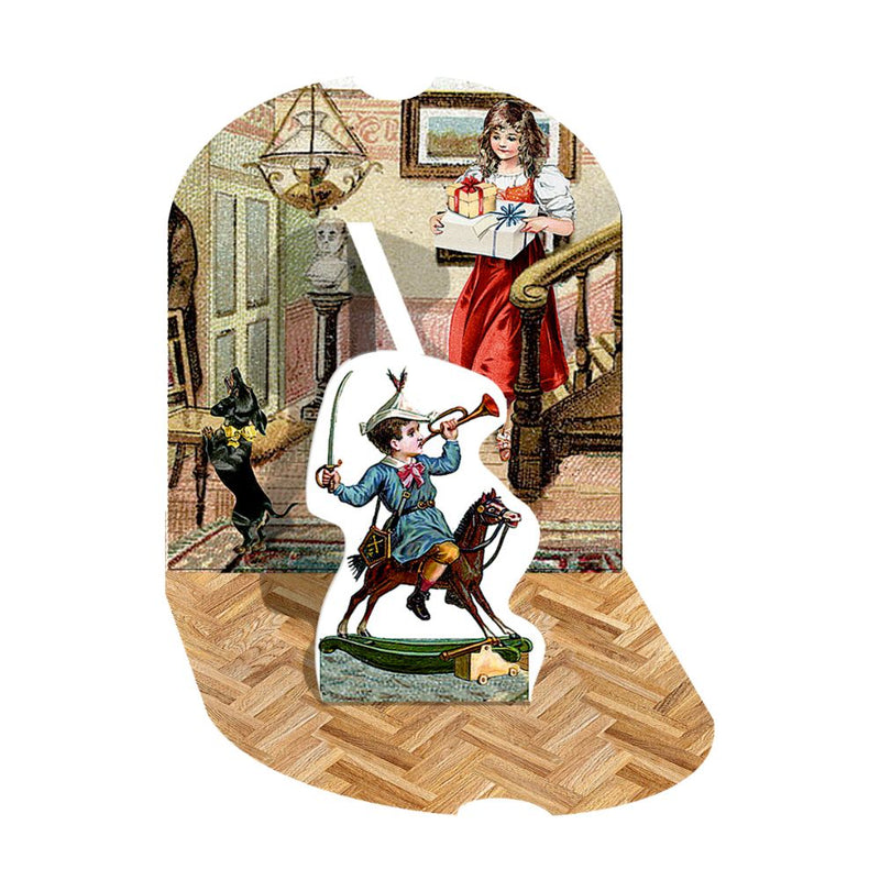Wandadventskalender Weihnachtshaus