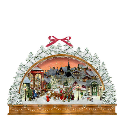 Wandadventskalender Lichterbogen