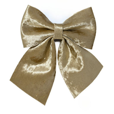 Schleife zum Aufhängen H 34 cm goldfarben