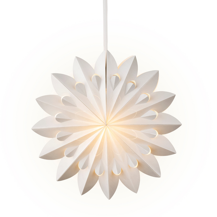 LED Papier Weihnachtsstern mit Timer