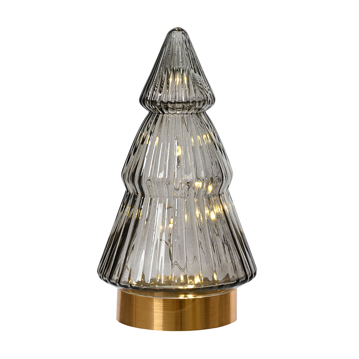 LED Tannenbaum Hellgrau mit Timer