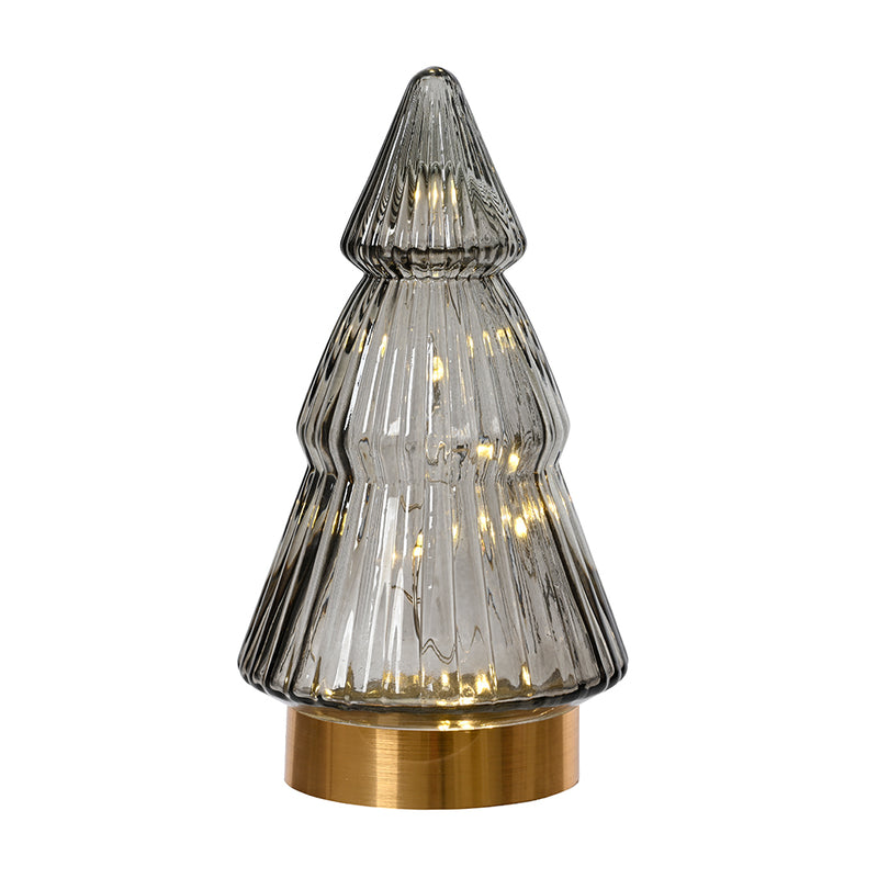 LED Tannenbaum Hellgrau mit Timer