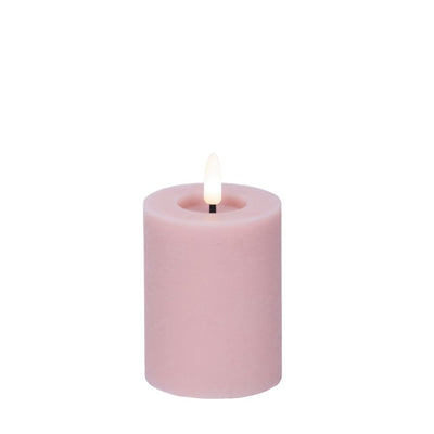 Kerze LED H 11,2 cm pink