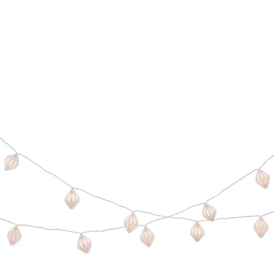 LED Papier Strang Diamant weiß