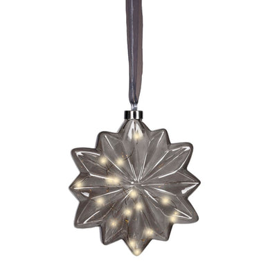 Micro LED Blume Funkeleffekt zum Aufhängen anthrazit