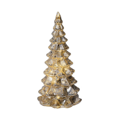 Micro LED Tannenbaum H 21 cm silberfarben