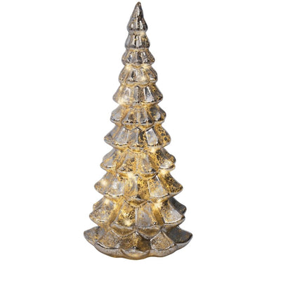 Micro LED Tannenbaum H 32 cm silberfarben
