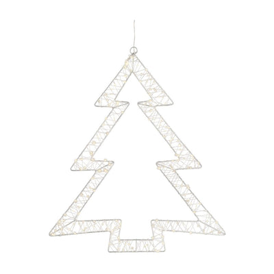Micro LED Tannenbaum H 38 cm silberfarben