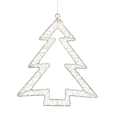Micro LED Tannenbaum H 58 cm silberfarben
