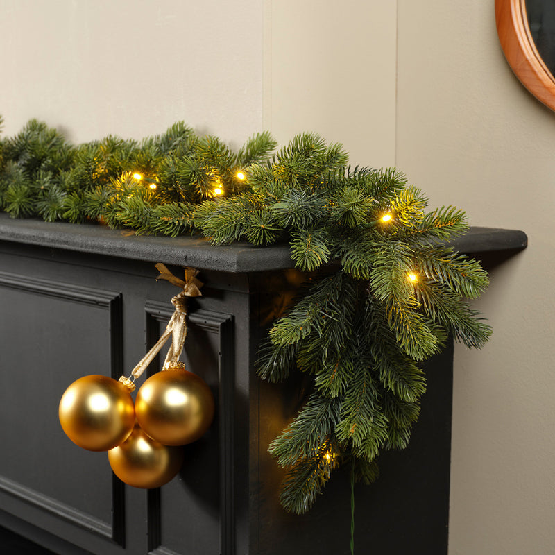 LED Girlande Winterwald 180 cm Outdoor