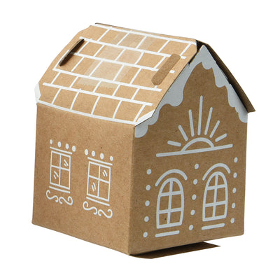 Geschenkverpackung Lebkuchenhaus 4er-Set