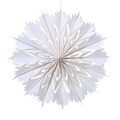 Papierstern weiß rund 40 cm