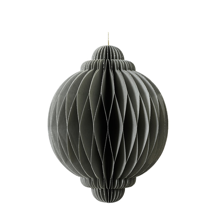 Dekohänger Zwiebel graugrün 15 cm