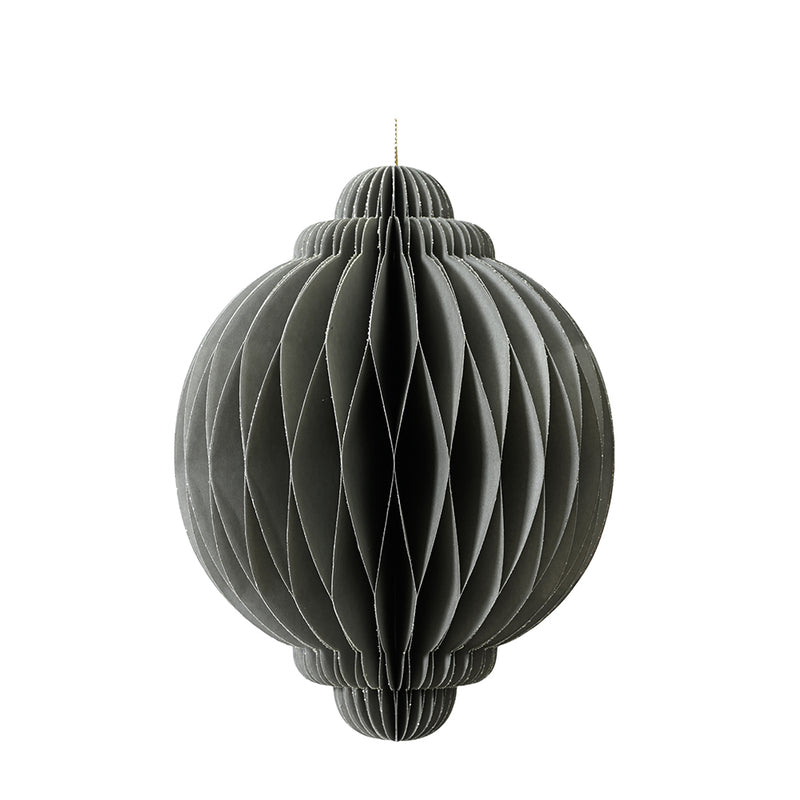 Dekohänger Zwiebel graugrün 15 cm