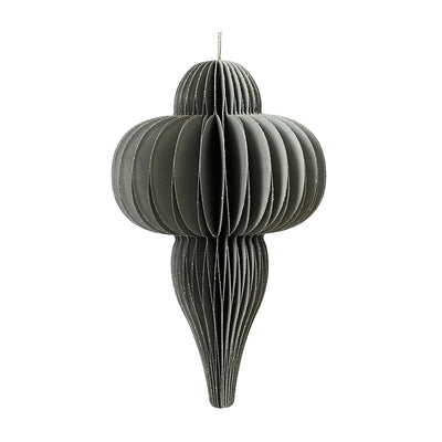 Dekohänger Tropfen graugrün 20 cm