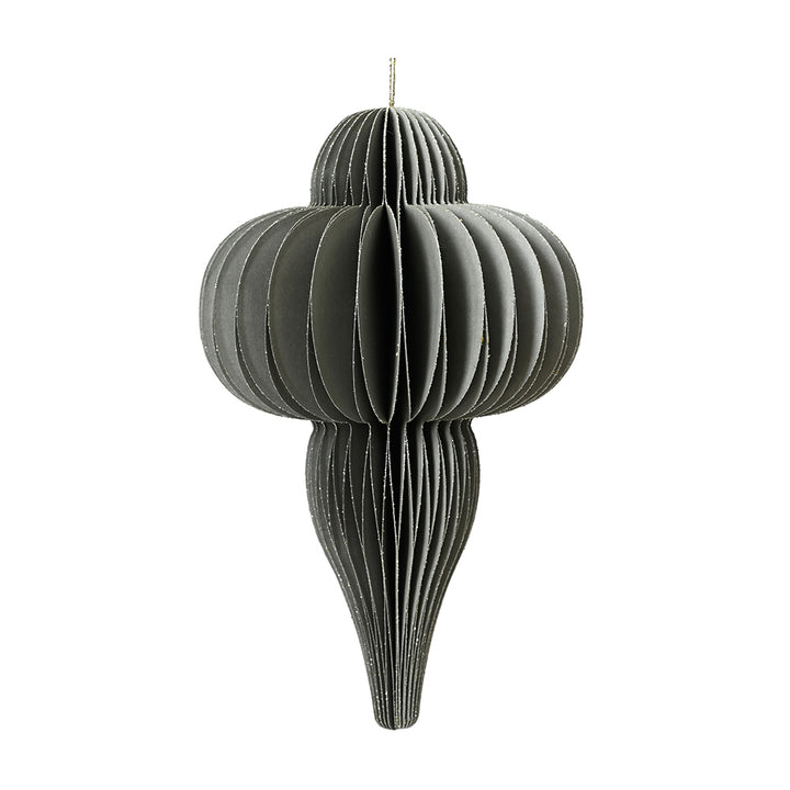 Dekohänger Tropfen graugrün 20 cm