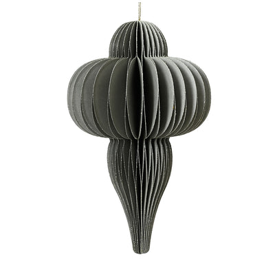 Dekohänger Tropfen graugrün 40 cm