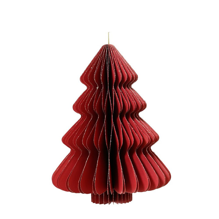 Dekohänger Tanne rot 15 cm
