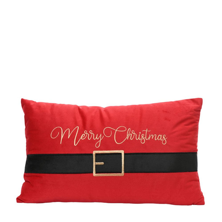 Kissen Merry Christmas rot