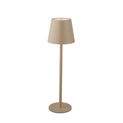 Wiederaufladbare Tischlampe LED H 27 cm sand