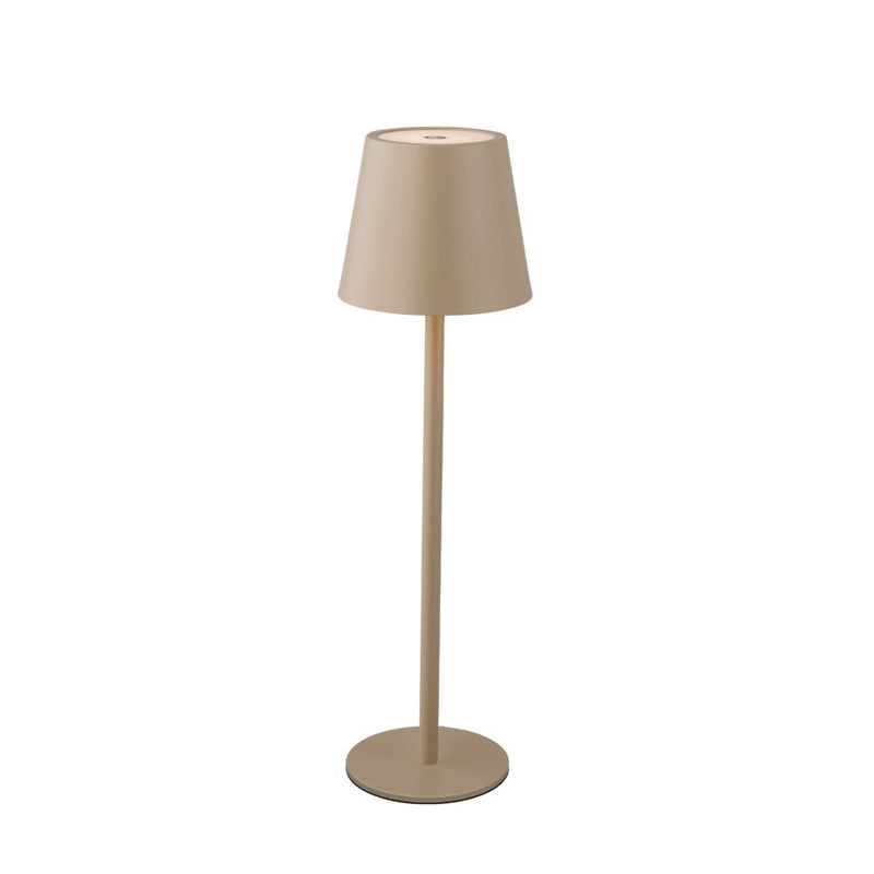 Wiederaufladbare Tischlampe LED H 27 cm sand