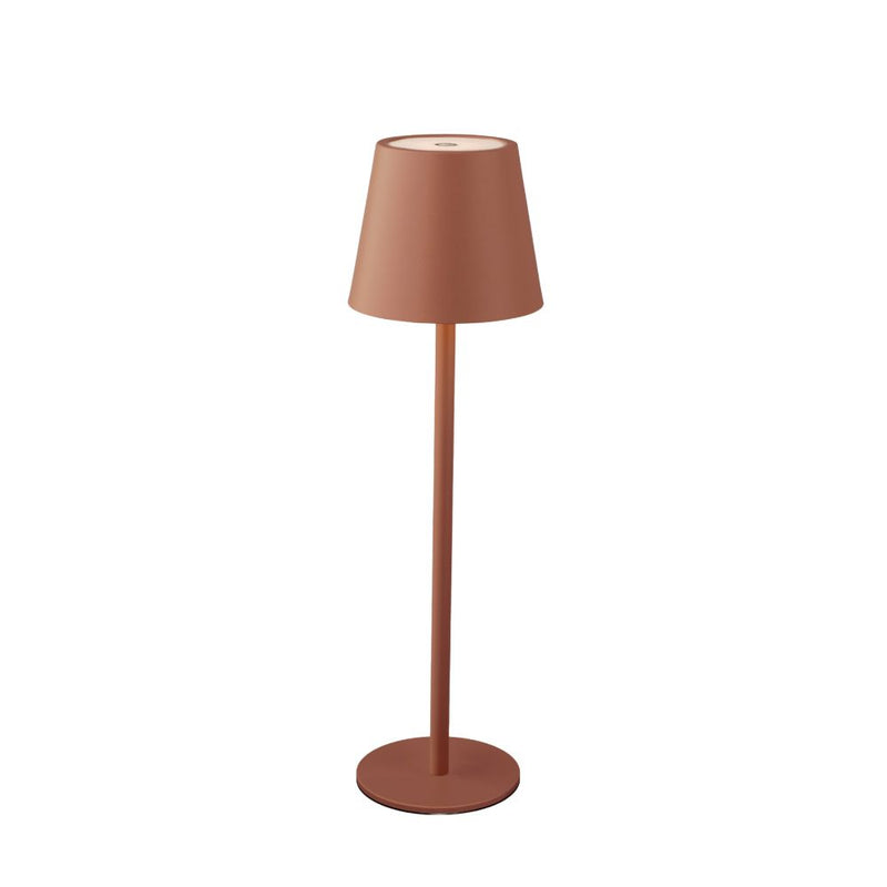 Wiederaufladbare Tischlampe LED H 27 cm terra