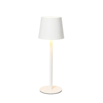 Wiederaufladbare Tischlampe LED H 27 cm weiß