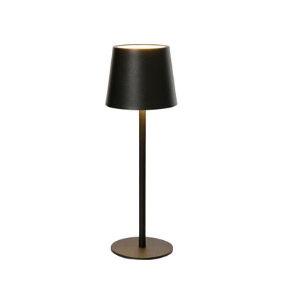 Wiederaufladbare Tischlampe LED H 27 cm schwarz
