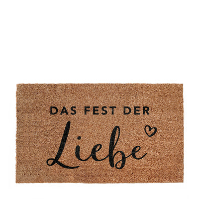 Eulenschnitt Kokos Fußmatte Fest der Liebe