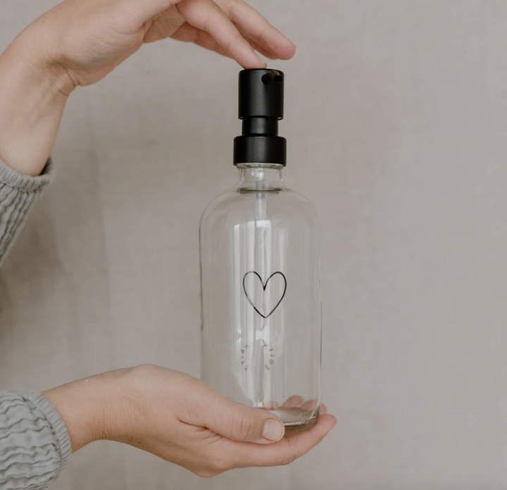 Eulenschnitt Seifenspender Herz Klarglas 500 ml