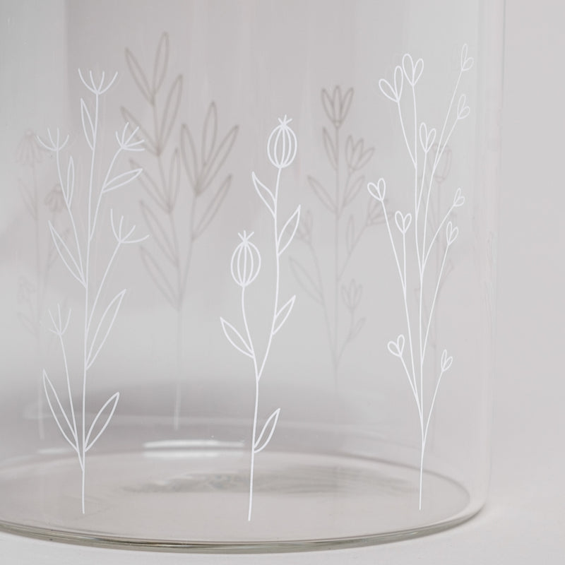 Eulenschnitt Vorratsglas Blumenwiese 13 cm