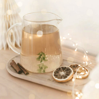 Eulenschnitt Karaffe Tannenfigur