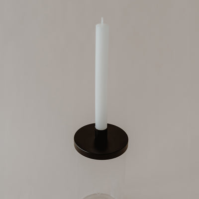 Eulenschnitt Kerzenhalter für Vorratsglas schwarz