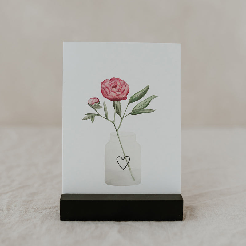 Eulenschnitt Aquarellkarten Kleine Auszeit 3er-Set