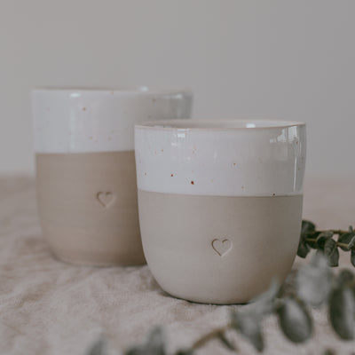 Eulenschnitt Kleiner Becher Herz