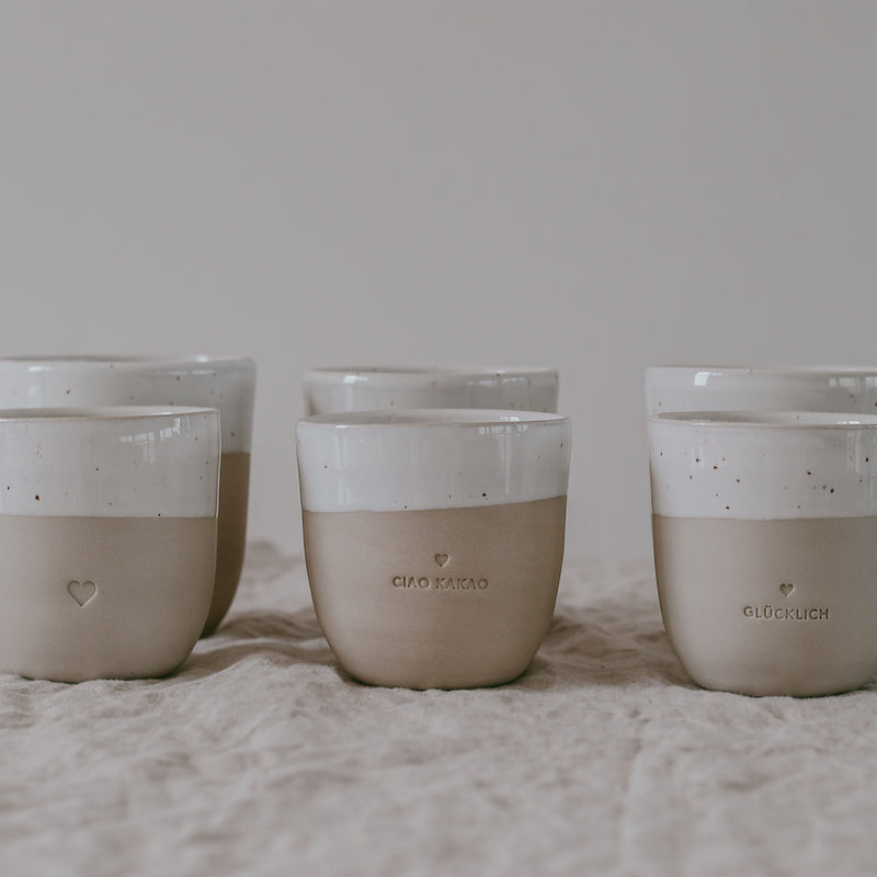 Eulenschnitt Kleiner Becher Herz