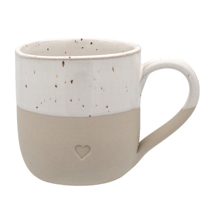 Eulenschnitt Cappuccino-Tasse Herz